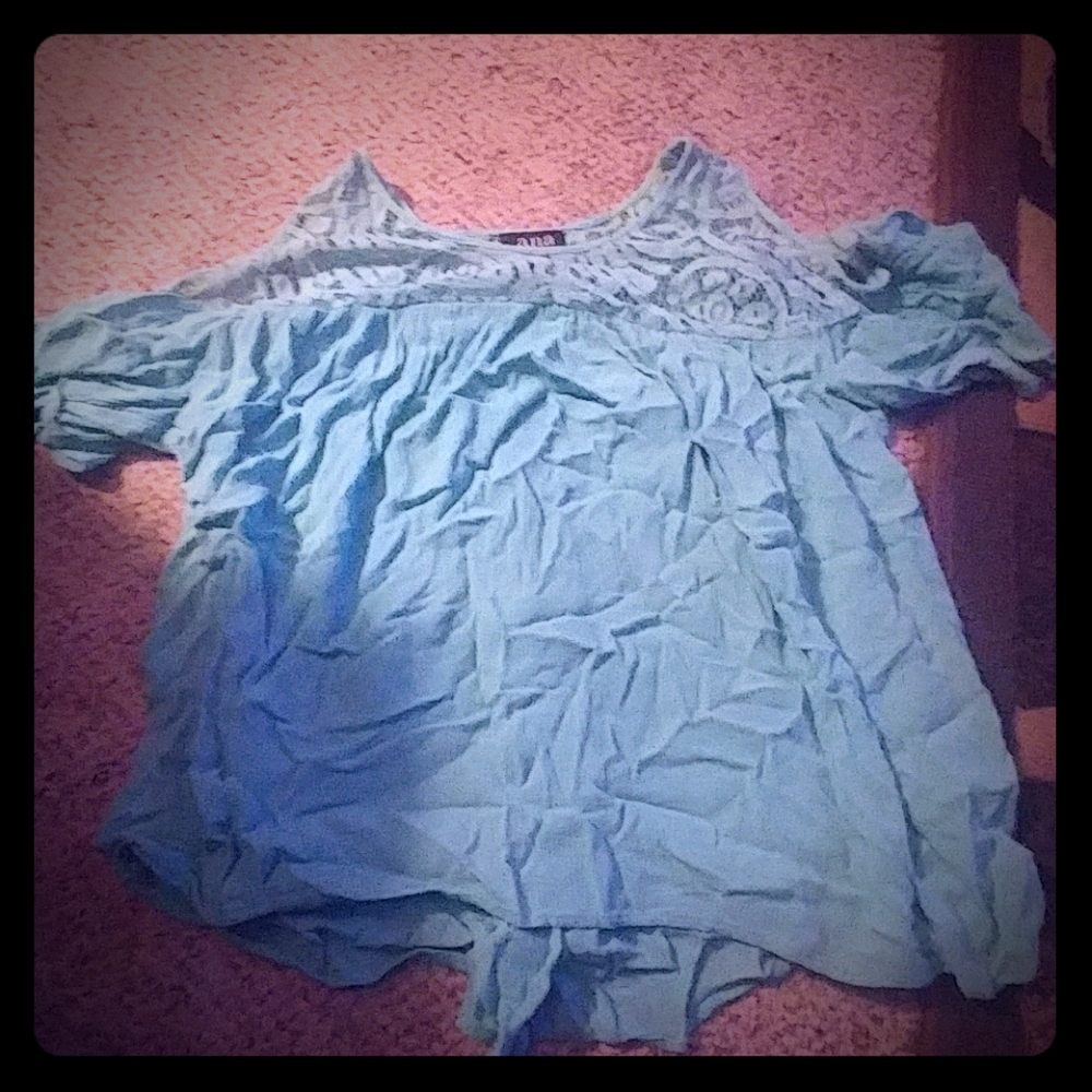 Turquoise blouse